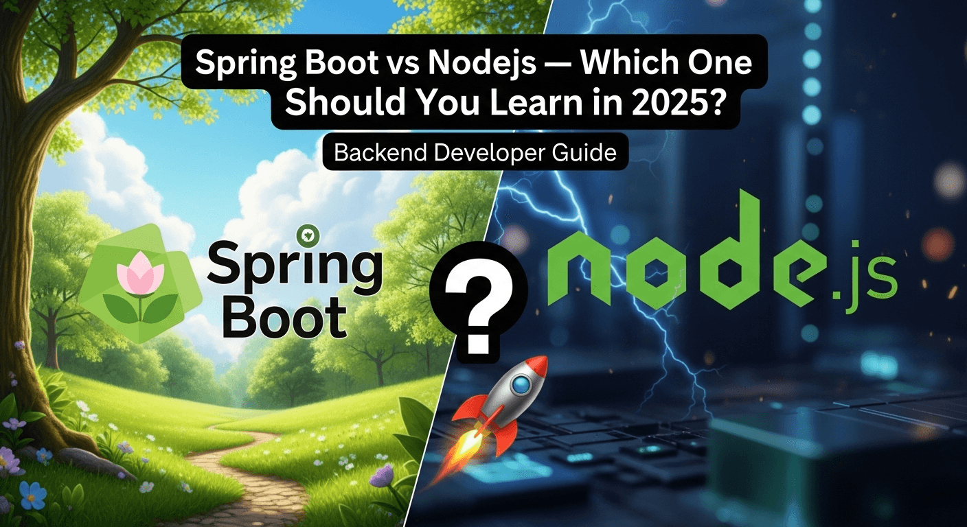 Spring Boot vs Node.js — Which One Should You Learn in 2026?